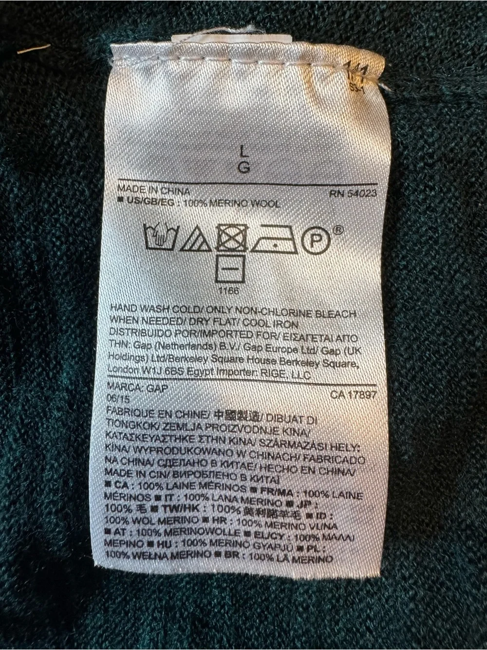 GAP spruce green